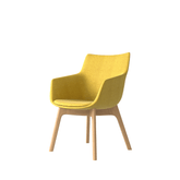 Fly Modern Minimalist Office Fabric Dining Room Side Chair with Armrest - Gavisco Office Furniture